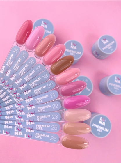 LunaMoon Premium Builder Gel 17, Blushing Pink
