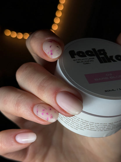 Feels Like Structure Builder Gel 03 “ Bare Blush”, 30ml