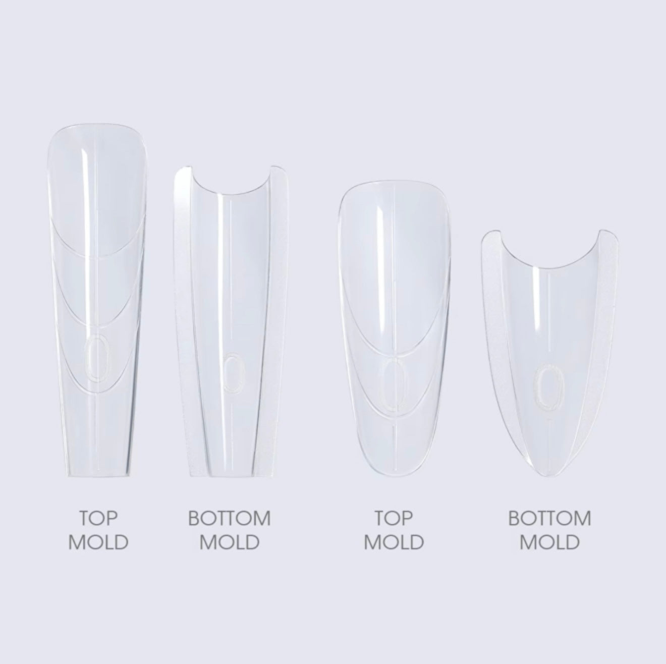 Sandwich Dual Forms System & Under Form – 240PCS (Oval or Square)