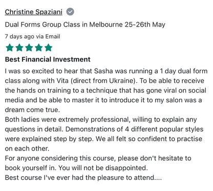 Sydney  Dual Forms Group Class!!!