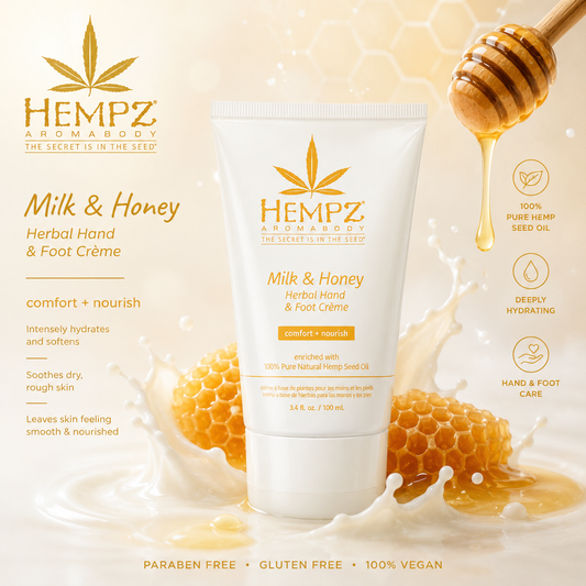 Hempz, Milk & Honey Herbal Hand & Foot Creme – 100ml