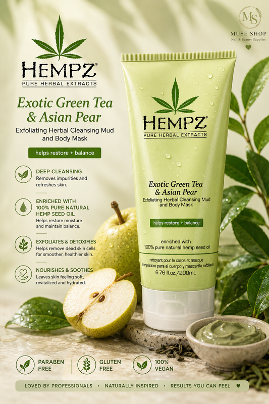 Hempz® Exotic Green Tea & Asian Pear Exfoliating Herbal Cleansing Mud and Body Mask