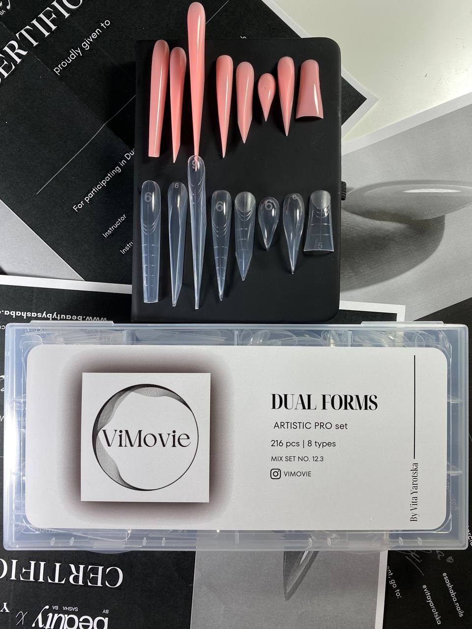 Dual Forms Vimovie «Artistic Pro» set

216 pcs | 8 types 