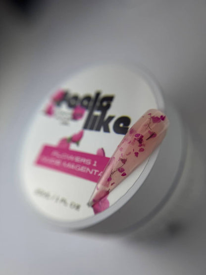 Feels Like Structure Builder Gel Flowers 1 “Nude Magenta” 30ml ￼