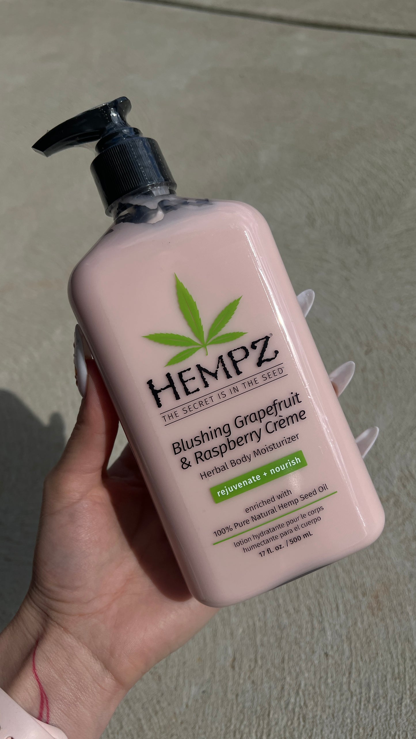 Hempz, Blushing grapefruit & Raspberry cream 500ml